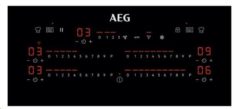 AEG 8000-serien CCS84779CB induksjonstopp med integrert vent