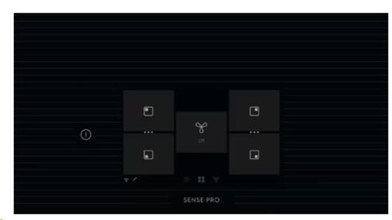 Electrolux Y85CC490I Extractor Hob 80 cm
